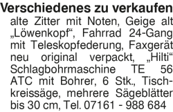 Vorschaubild der Anzeige, (Id: 1961090)