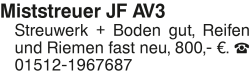 Vorschaubild der Anzeige, (Id: 1961379)