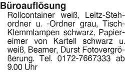 Vorschaubild der Anzeige, (Id: 1966637)