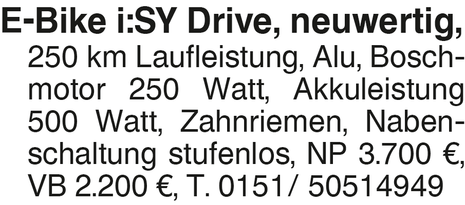 Vorschaubild der Anzeige, (Id: 1971486)