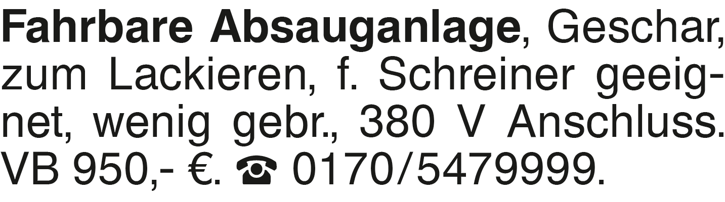 Vorschaubild der Anzeige, (Id: 1971754)