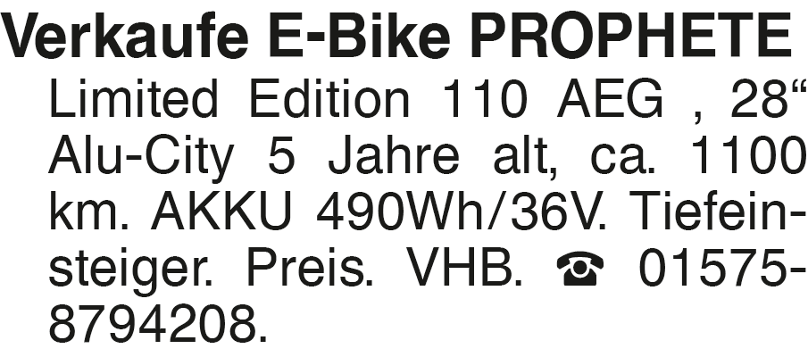 Vorschaubild der Anzeige, (Id: 1971732)