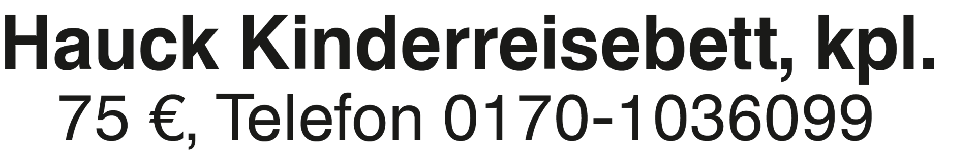 Vorschaubild der Anzeige, (Id: 1981135)
