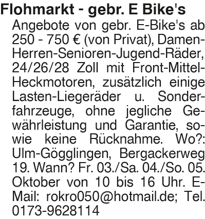 Vorschaubild der Anzeige, (Id: 1981318)