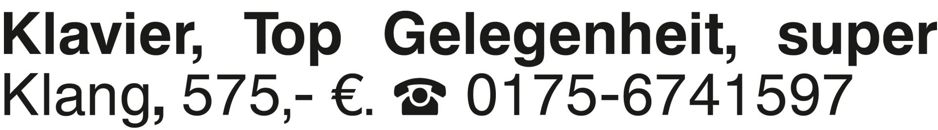 Vorschaubild der Anzeige, (Id: 1985073)