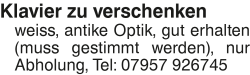 Vorschaubild der Anzeige, (Id: 1985202)