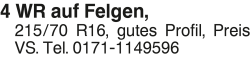 Vorschaubild der Anzeige, (Id: 1985158)