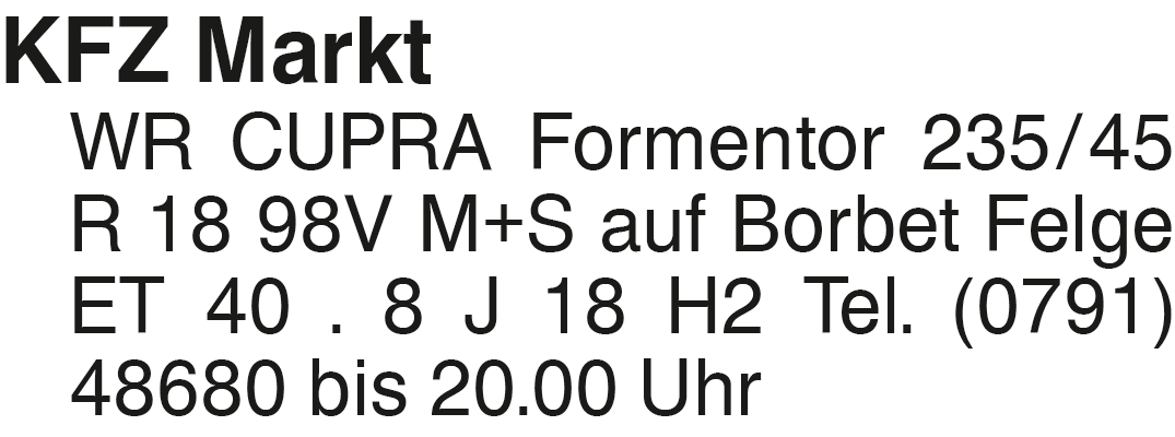 Vorschaubild der Anzeige, (Id: 1989000)