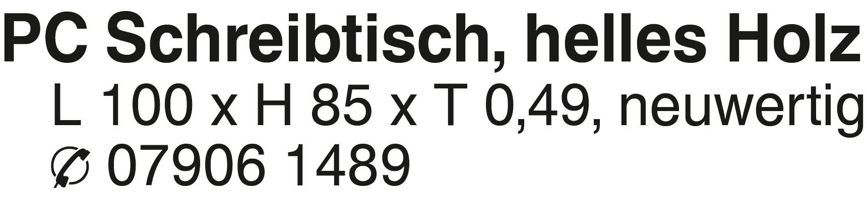 Vorschaubild der Anzeige, (Id: 1996999)