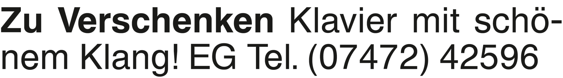 Vorschaubild der Anzeige, (Id: 2000738)