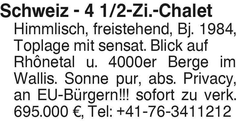 Vorschaubild der Anzeige, (Id: 2001862)