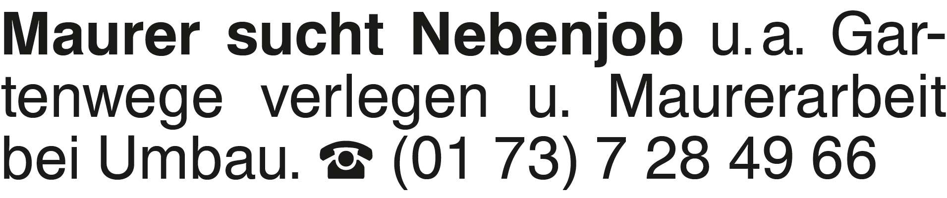 Vorschaubild der Anzeige, (Id: 2002543)