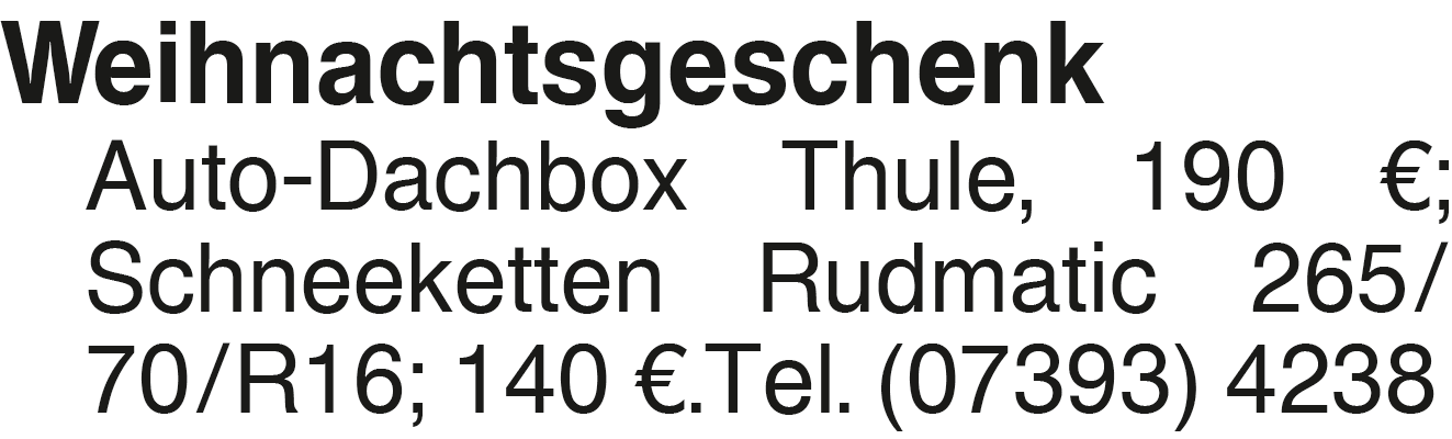 Vorschaubild der Anzeige, (Id: 2002786)