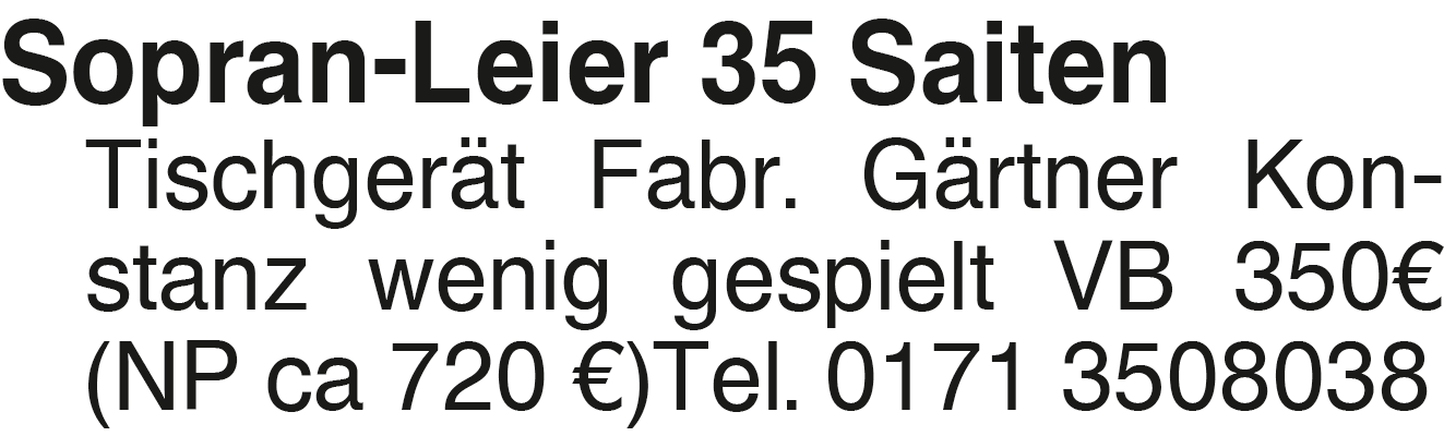 Vorschaubild der Anzeige, (Id: 2003420)