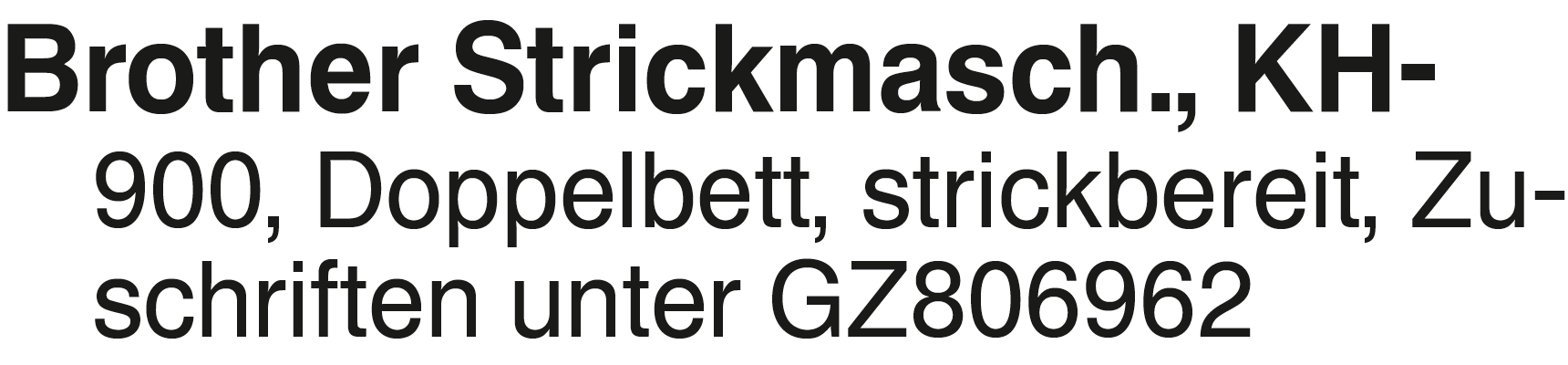 Vorschaubild der Anzeige, (Id: 2010958)