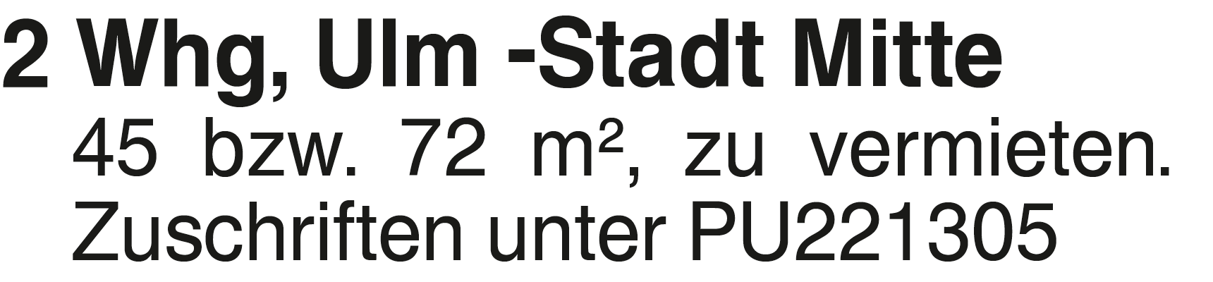 Vorschaubild der Anzeige, (Id: 2011460)