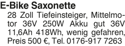 Vorschaubild der Anzeige, (Id: 2033832)
