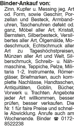 Vorschaubild der Anzeige, (Id: 2036297)