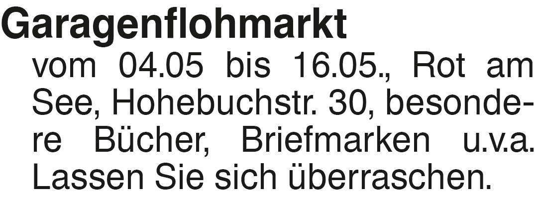 Vorschaubild der Anzeige, (Id: 2034635)