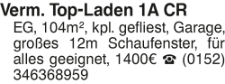 Vorschaubild der Anzeige, (Id: 2036299)