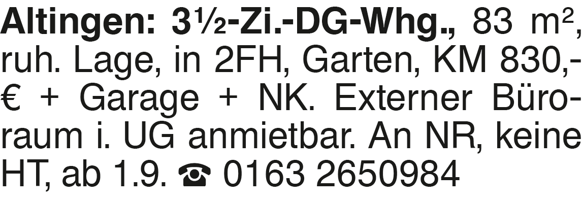 Vorschaubild der Anzeige, (Id: 2034602)