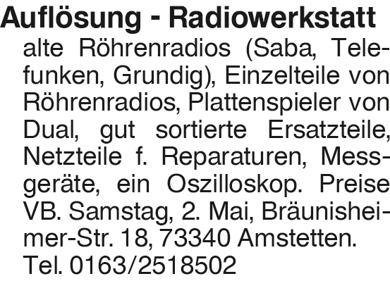 Vorschaubild der Anzeige, (Id: 2034484)