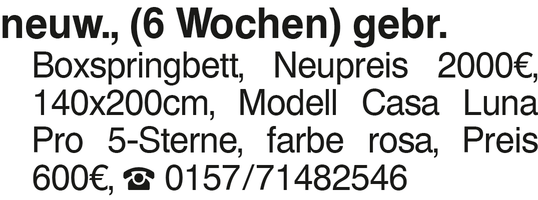 Vorschaubild der Anzeige, (Id: 2042057)