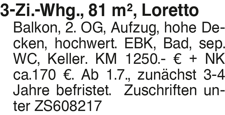 Vorschaubild der Anzeige, (Id: 2043807)
