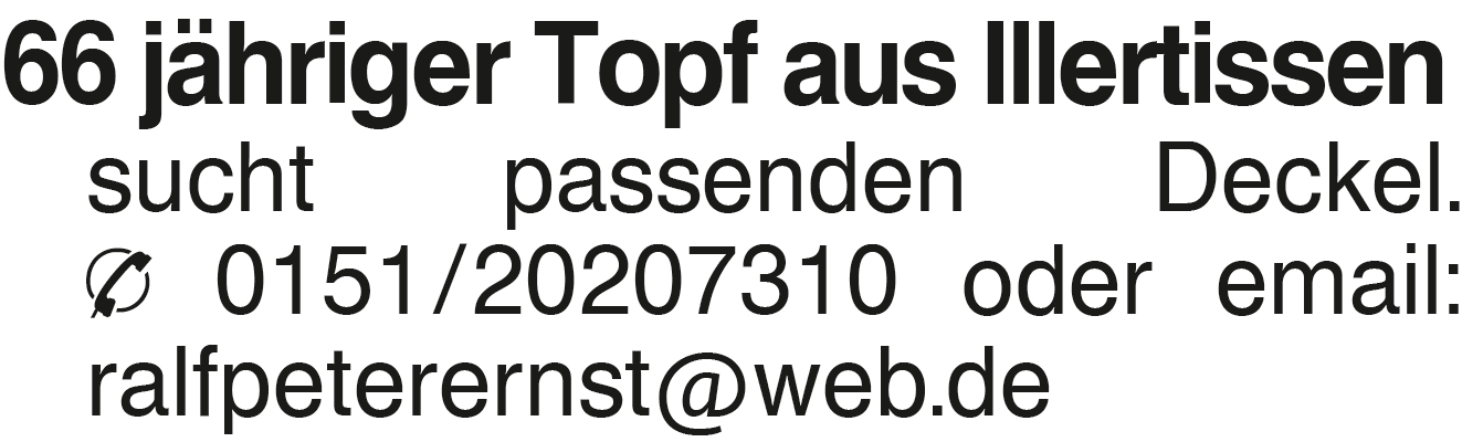 Vorschaubild der Anzeige, (Id: 2053793)