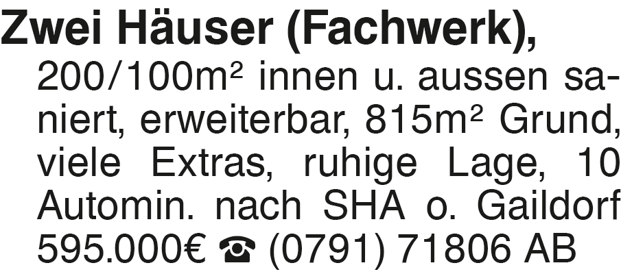 Vorschaubild der Anzeige, (Id: 2053258)