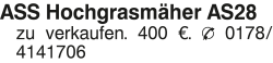 Vorschaubild der Anzeige, (Id: 2054457)