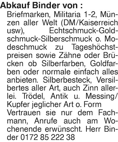 Vorschaubild der Anzeige, (Id: 2055295)