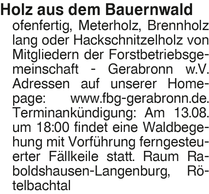 Vorschaubild der Anzeige, (Id: 2063462)