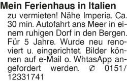 Vorschaubild der Anzeige, (Id: 2064815)