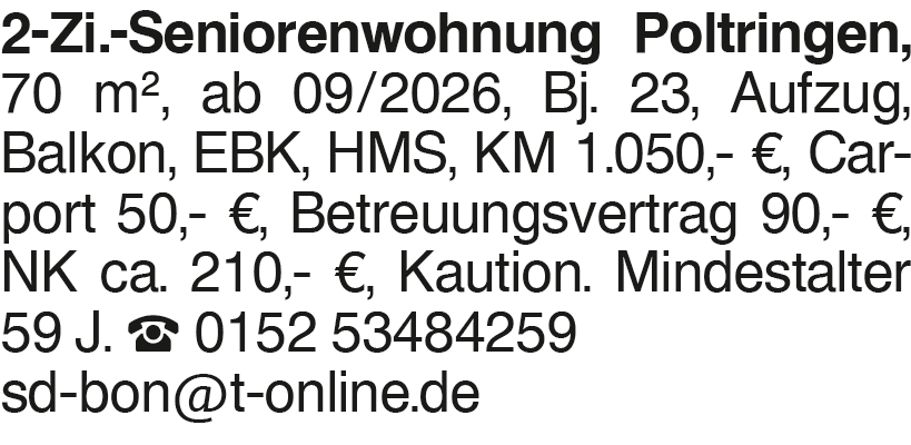 Vorschaubild der Anzeige, (Id: 2065084)