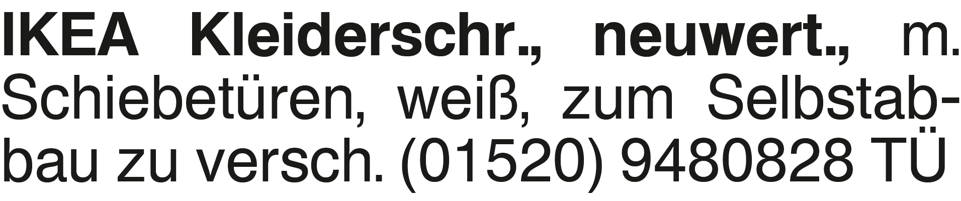Vorschaubild der Anzeige, (Id: 2075086)