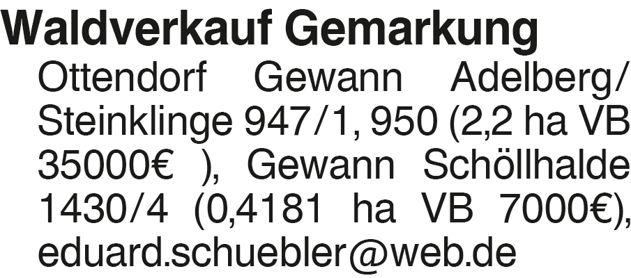 Vorschaubild der Anzeige, (Id: 2085673)