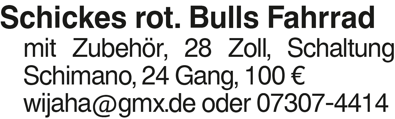 Vorschaubild der Anzeige, (Id: 1966819)