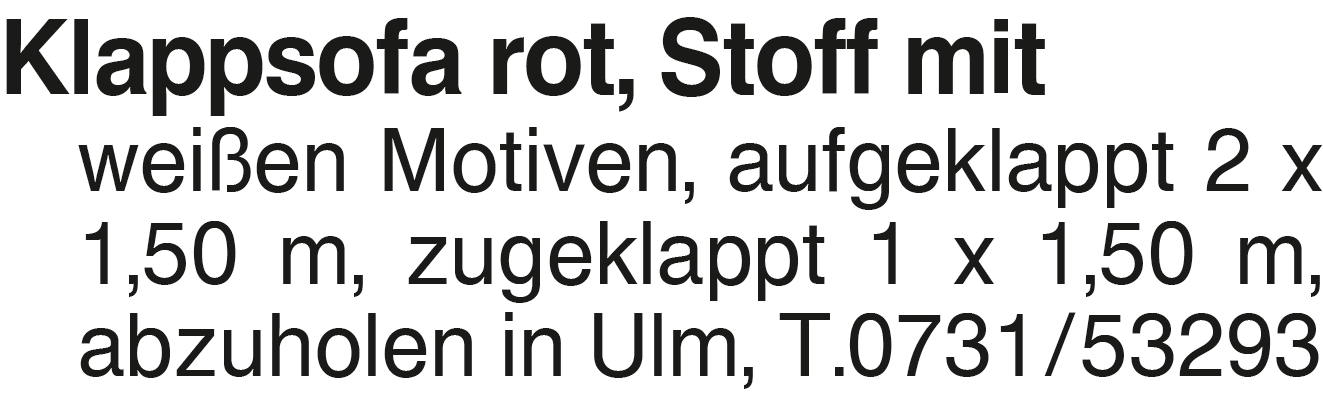 Vorschaubild der Anzeige, (Id: 1968110)