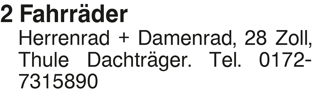 Vorschaubild der Anzeige, (Id: 1970203)
