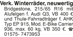 Vorschaubild der Anzeige, (Id: 1976652)