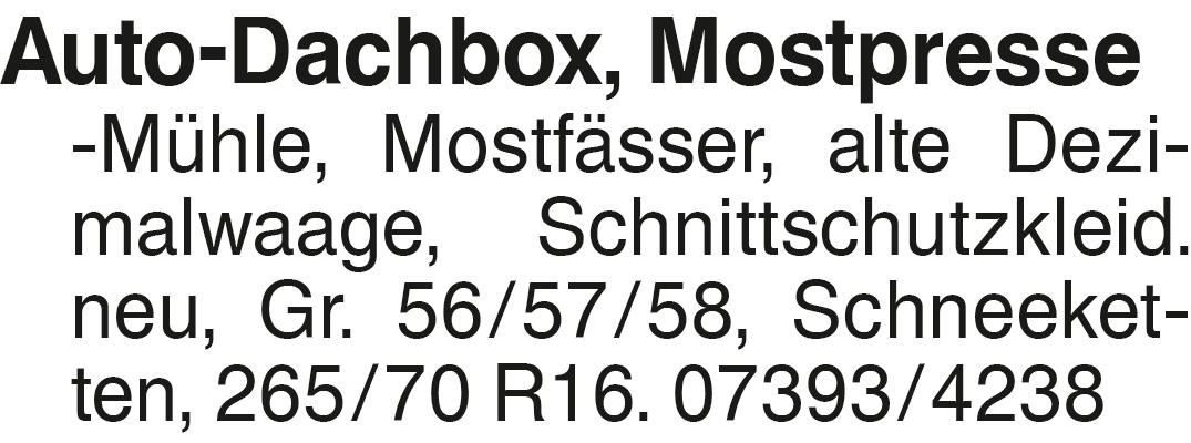 Vorschaubild der Anzeige, (Id: 1981476)