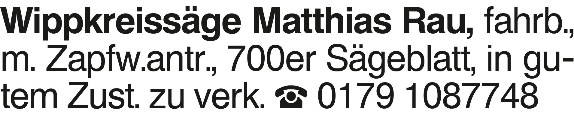 Vorschaubild der Anzeige, (Id: 2000742)