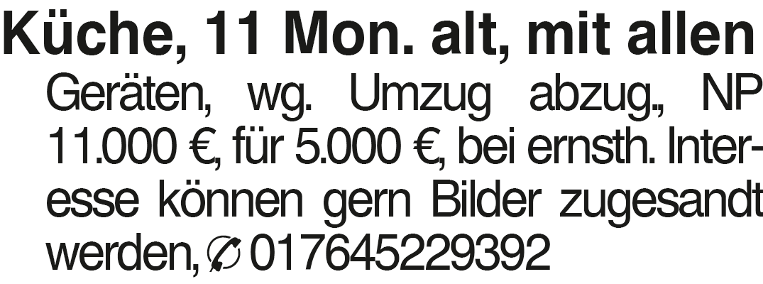 Vorschaubild der Anzeige, (Id: 2016139)