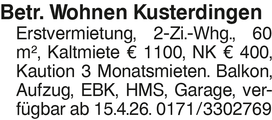 Vorschaubild der Anzeige, (Id: 2017124)