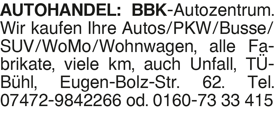 Vorschaubild der Anzeige, (Id: 2030781)