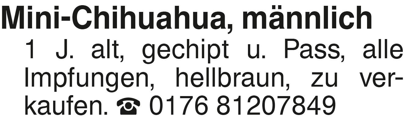 Vorschaubild der Anzeige, (Id: 2026767)