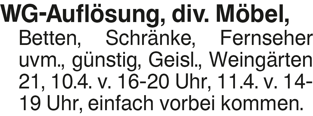 Vorschaubild der Anzeige, (Id: 2028858)