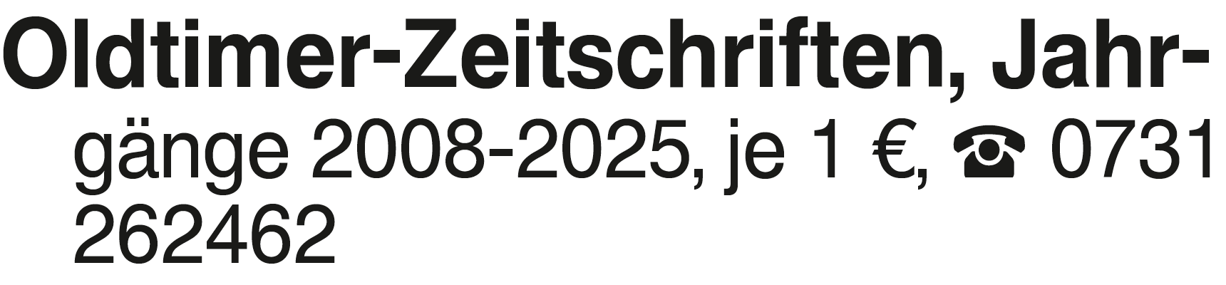 Vorschaubild der Anzeige, (Id: 2031059)