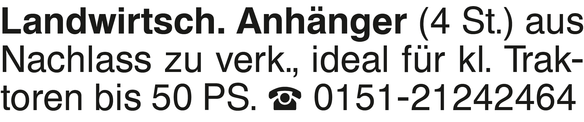 Vorschaubild der Anzeige, (Id: 2030821)